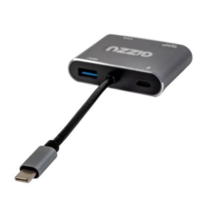 Picture of Gizzu 4-in-1 Type-C to HDMI/VGA/USB3.0 Hub