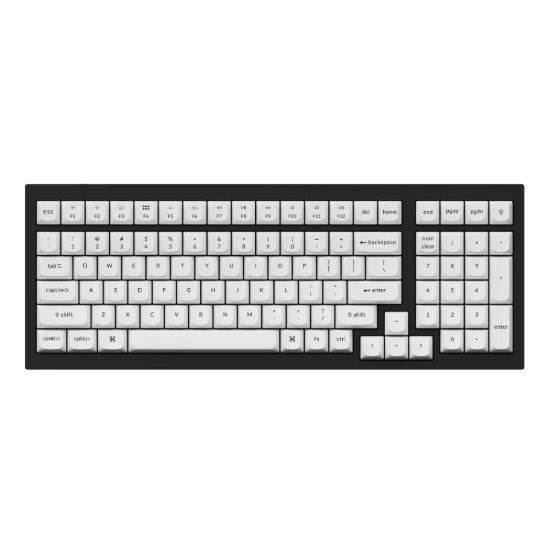 Picture of Keychron Double Shot PBT OSA Full Keycap Set - Black/White