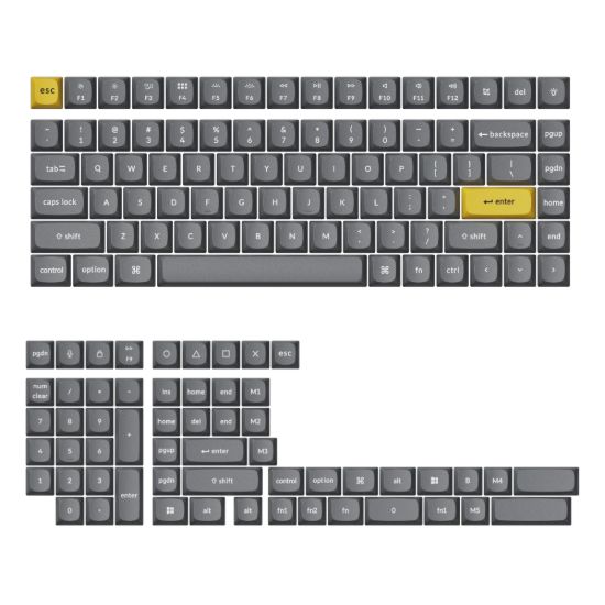 Picture of Keychron Double Shot PBT OSA Full Keycap Set – Dark Grey