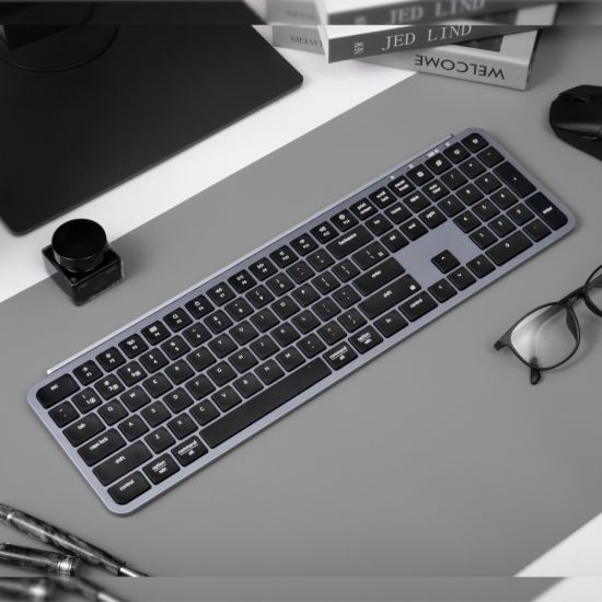 Picture of Keychron B6 Pro Ultra-Slim 100% Wireless Keyboard – Space Grey