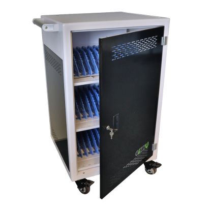 Picture of Gizzu 36 Bay Type-C Storage Charging Trolley for 15.6" Laptops