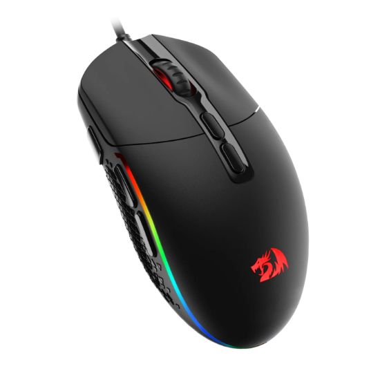 Picture of Redragon M719 INVADER RGB 10000 DPI Wired Optical Gaming Mouse - Black
