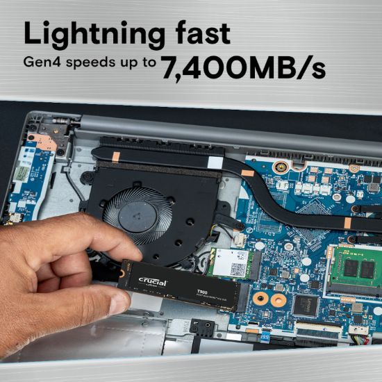 Picture of Crucial T500 500GB M.2 NVMe Gen4 NAND SSD