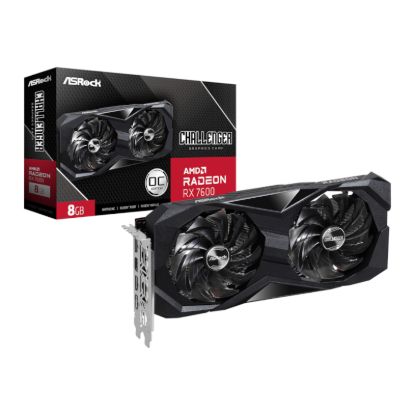 Picture of ASRock Radeon RX7600 Challenger 8G OC GDDR6 128-BIT Graphics Card
