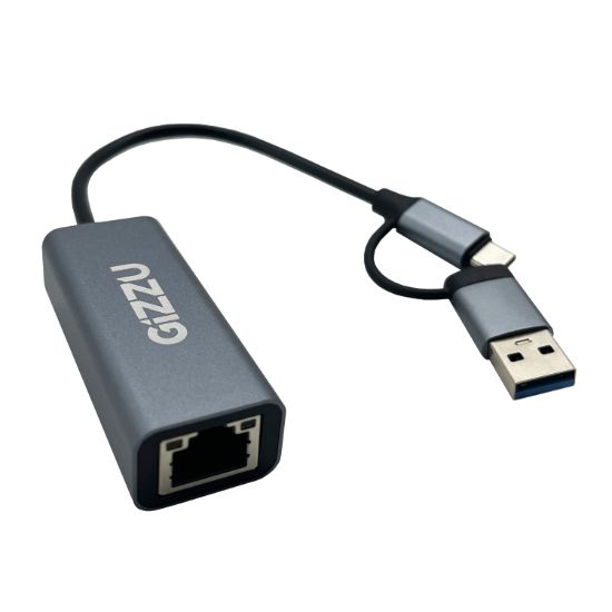 Picture of Gizzu High Speed Type-C/A to Gigabit Adapter Poly