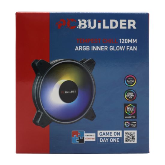 Picture of PCBuilder Tempest Chill 120MM ARGB Inner Glow Fan