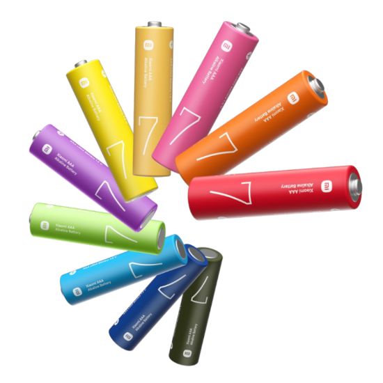 Picture of Xiaomi AAA Rainbow Batteries (10 Pack)