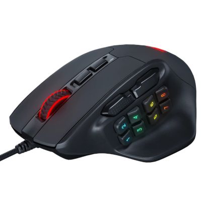 Picture of REDRAGON Aatrox 6200DP RGB MMO Gaming Mouse - Black