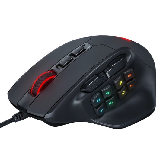 Picture of REDRAGON Aatrox 6200DP RGB MMO Gaming Mouse - Black