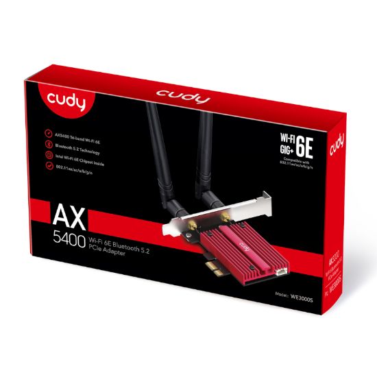 Picture of Cudy AX5400 WiFi 6E PCI Express Adapter