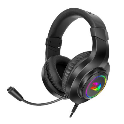 Picture of REDRAGON Over-Ear HYLAS Aux (Mic and Headset)|USB (Power Only)
RGB Gaming Headset - Black