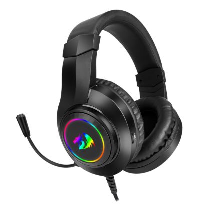 Picture of REDRAGON Over-Ear HYLAS Aux (Mic and Headset)|USB (Power Only)
RGB Gaming Headset - Black