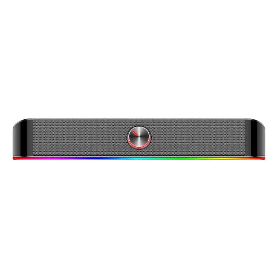 Picture of REDRAGON 2.0 Sound Bar ADIEMUS 2 x 3W RGB USB|Aux PC Gaming Speaker - Black