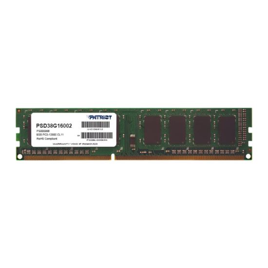 Picture of Patriot Signature Line 8GB 1600MHz DDR3 Single Rank Desktop Memory