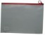 Picture of Brainware A4 Clear Carry Folder With Red Easy Slide Zip