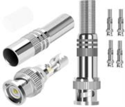 Picture of Securnix RG59 4 Pack Screw Spring BNC Connectors