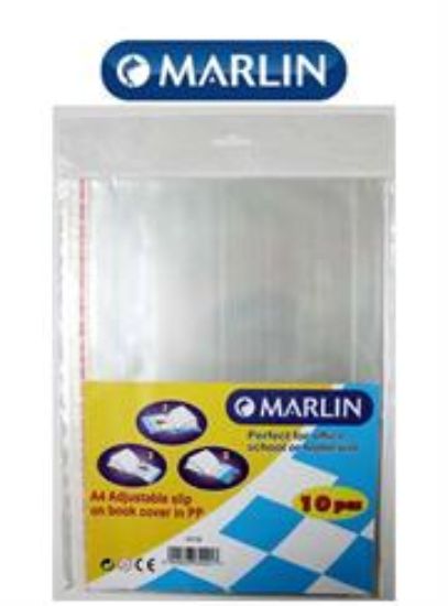 Picture of Marlin A4 Slipon Plastic Book Covers 50 micron