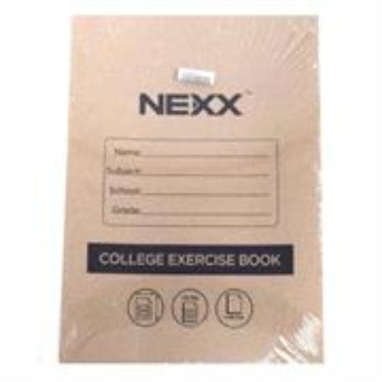 Picture of Nexx A4 College Exercise Book Unruled book 72 pages
