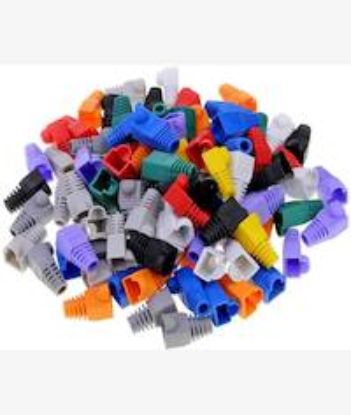 Picture of Netix RJ45 Multi Color 100 Pieces Rubber Boots