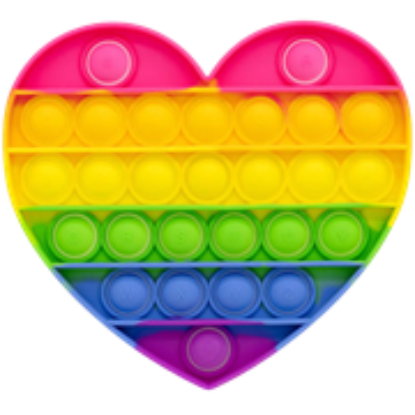 Picture of Sceedo Pop It Bubble Heart Fidget