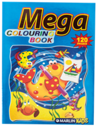 Picture of Marlin Kids Mega Colouring Books 120 pages