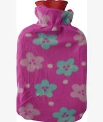 Picture of Casey Deluxe Rubber 2 Litre Hot Water Bottle Pink Flower