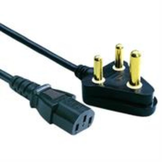 Picture of UniQue POWER CABLE SINGLE HEAD Black 1.8meter in Length