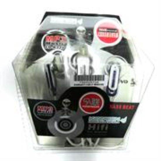 Picture of Geeko Silver And Blue Accents In-Ear Earphones