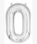Picture of Casey 102cm Silver Balloon Number 0