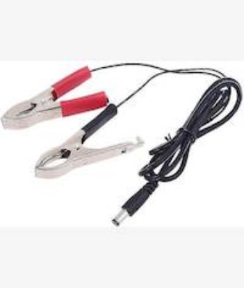 Picture of Solarix Cable DC Male To Battery Clamps