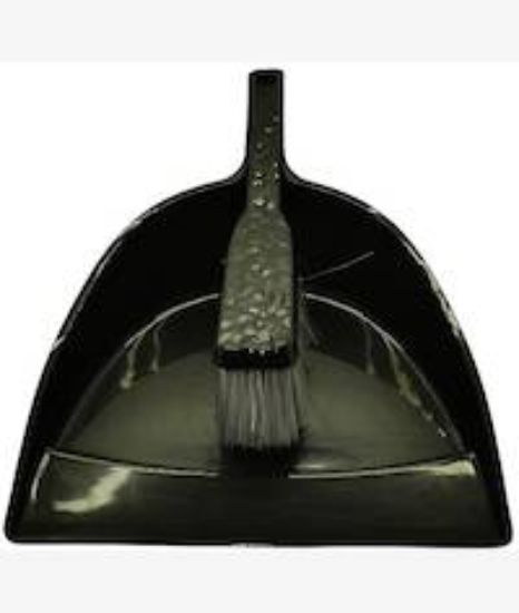 Picture of Casey Handheld Dust Pan And Brush Set Black
