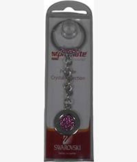 Picture of Promate Crystal Keyring Silver And Pink