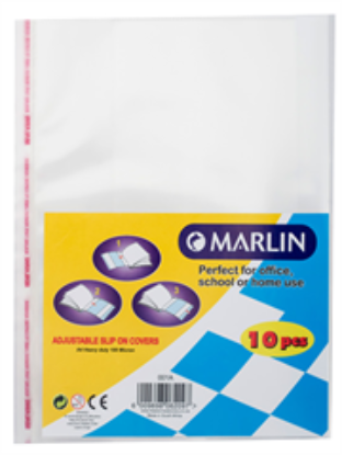 Picture of Marlin A4 Slipon Plastic Book Covers
