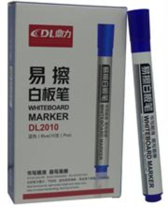 Picture of DLOffice Whiteboard Marker Blue Pack of 10