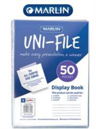 Picture of Marlin A4 All Purpose 50 Page UniFile Display Book