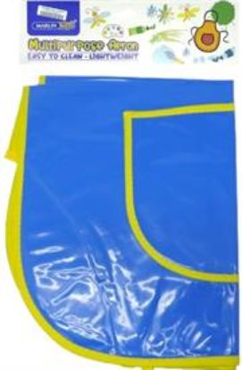 Picture of Marlin Multi Purpose Kids Plastic Aprons Blue