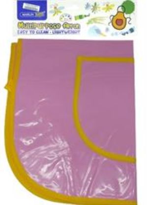 Picture of Marlin Multi Purpose Kids Plastic Aprons Pink
