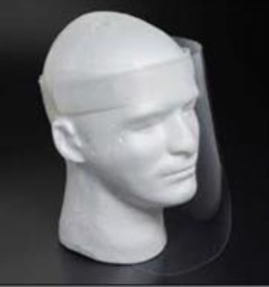 Picture of Casey Splash Protection Faceshield with wide Foam Padding