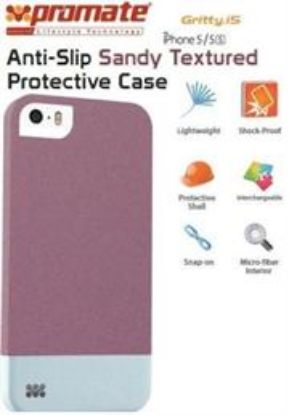 Picture of Promate Maroon Gritty iPhone 5 Anti-Slip protective case