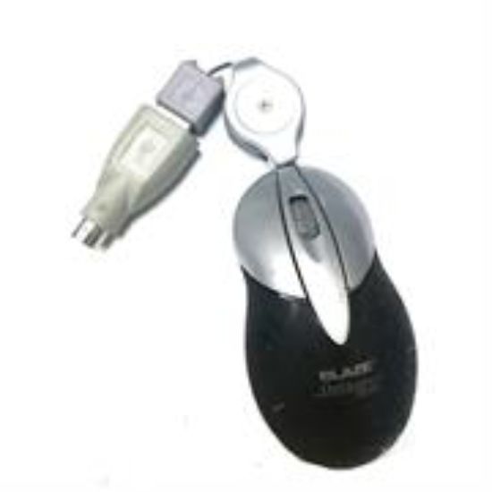 Picture of Geeko Black & Silver USB Mini Optical Mouse