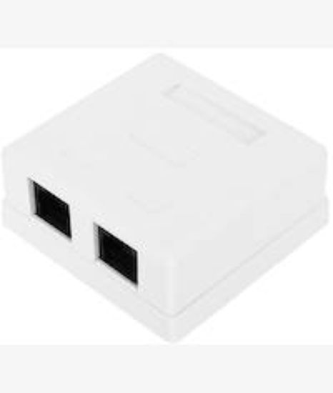 Picture of Netix CAT6 Shielded RJ45 FTP Dual Wall Box