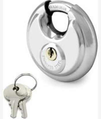 Picture of Noble 70mm Stainless Steel Disc Padlock