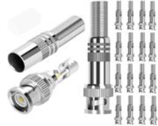 Picture of Securnix RG59 16 Pack Screw Spring BNC Connectors