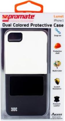 Picture of Promate White/Black Lunet iPhone 5 Durable case