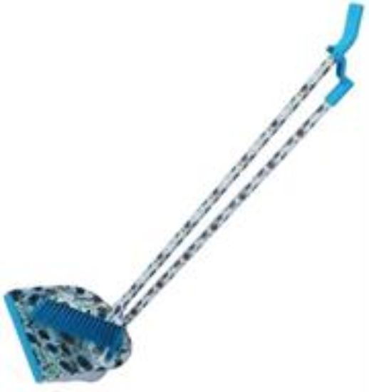 Picture of Totally Long Dust Pan Broom Set White Floral