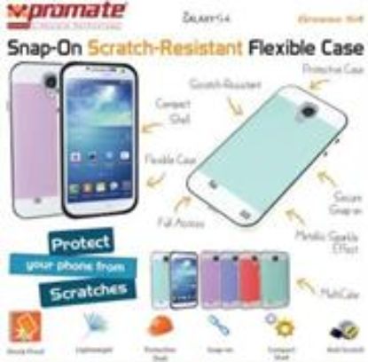 Picture of Promate Purple Grosso S4 Scratch Resistant Flexible Case
