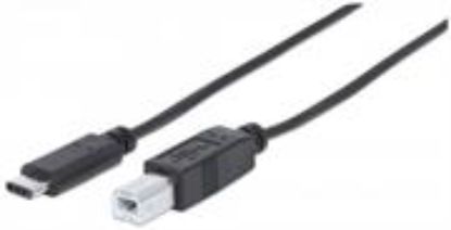 Picture of Manhattan USB TypeC Male to TypeB Male Cable