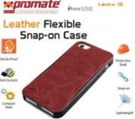 Picture of Promate Brown Lanko.i5 Hand Crafted Leather Case