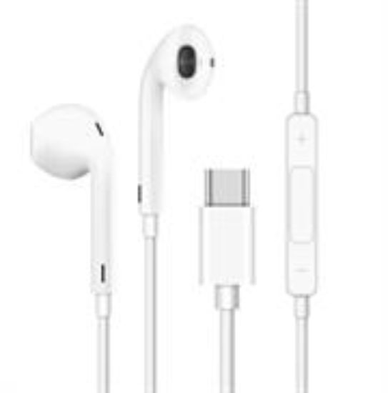Picture of EZRA 3.5mm To TypeC White Digital Earphones 1.2m Length