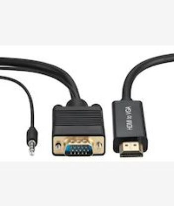 Picture of UniQue 0.75m HDMI Male to VGA Female Video Adapter Cable